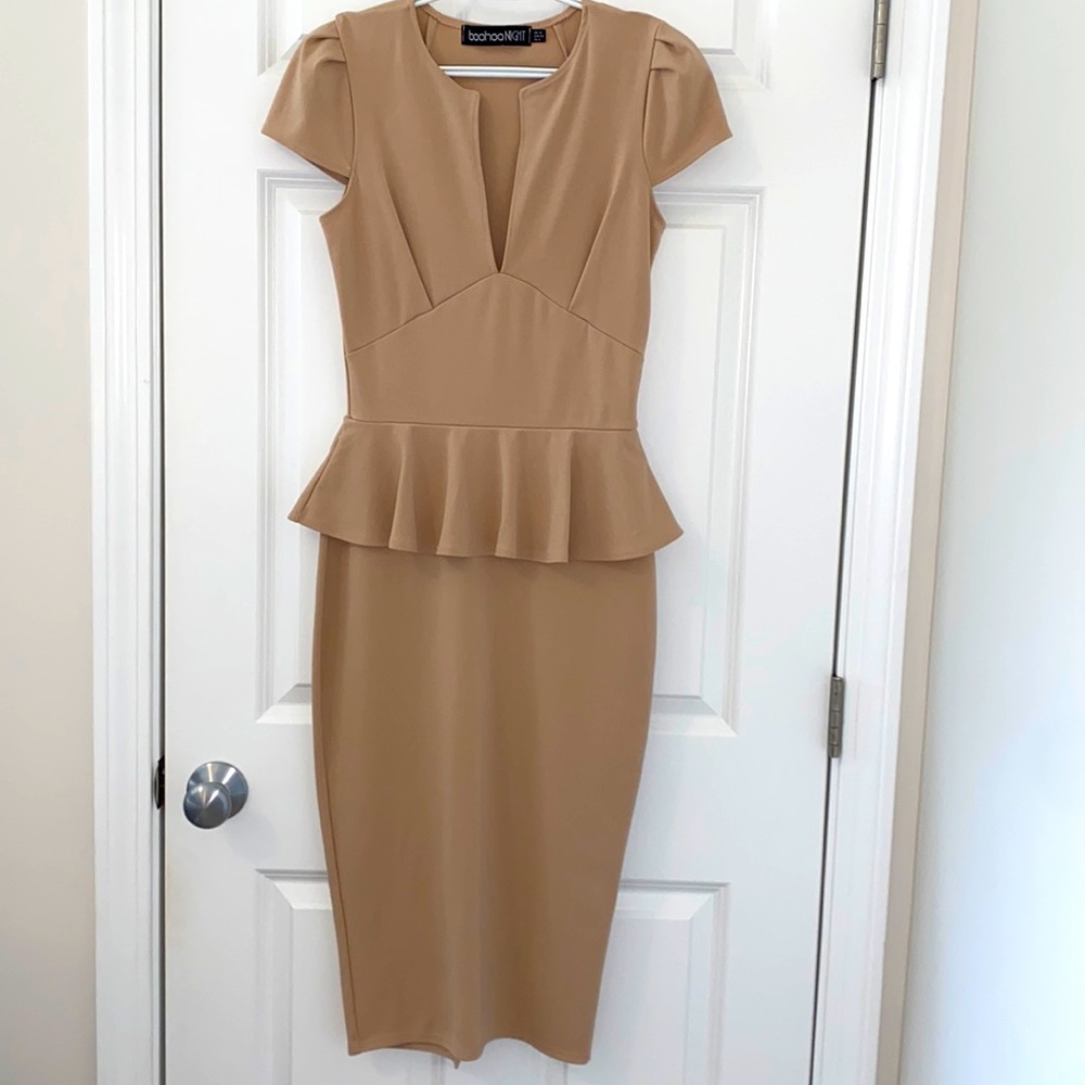Peplum dress